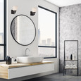 NUVO Lighting 60-5551 Mobili, 1-Light, Vanity Fixture with Satin White Glass