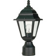 NUVO Lighting NUV-60-3456 Briton - 1 Light - 14 in. - Post Lantern with Clear Glass - Color retail packaging
