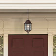 NUVO Lighting 60-4912 Adams, 1-Light, 16in, Outdoor Hanging with Frosted Glass