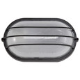 NUVO Lighting 60-525 1-Light, 10in, Oval Cage Bulk Head, Die Cast Bulk Head