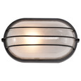 NUVO Lighting 60-525 1-Light, 10in, Oval Cage Bulk Head, Die Cast Bulk Head