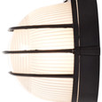 NUVO Lighting 60-525 1-Light, 10in, Oval Cage Bulk Head, Die Cast Bulk Head