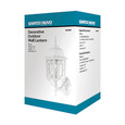 NUVO Lighting 60-3487 Banyan, 1-Light, 17in, Outdoor Wall with Clear Water Glass, Color retail packaging