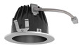 RAB NDLED6RD-WYY-B-S RECESSED DOWNLIGHTS 20 LUMENS NDLED6RD 6 INCH ROUND UNIVERSAL DIMMING WALL WASHER BEAM SPREAD 2700K 80CRI BLACK CONE SILVER TRIM