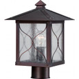 NUVO Lighting NUV-60-5615 Vega - 1 light - Outdoor Post Fixture with Clear Seed Glass