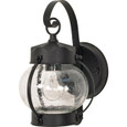 NUVO Lighting NUV-60-3459 1 Light - 10-5/8 in. - Wall Lantern - Onion Lantern with Clear Seed Glass - Color retail packaging