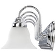 NUVO Lighting 60-319 Ballerina, 5-Light, 36in, Vanity with Alabaster Glass Bell Shades