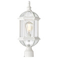 NUVO Lighting NUV-60-4974 Boxwood - 1 Light - 19 in. - Outdoor Post with Clear Beveled Glass