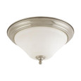 NUVO Lighting NUV-60-1826 Dupont - 2 Light - 15 in. - Flush Mount with Satin White Glass