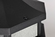 NUVO Lighting 60-5759 Raiden Collection Outdoor 14.5in Hanging Light, Matte Black Finish with Clear Seedy Glass