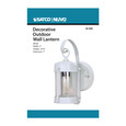 NUVO Lighting NUV-60-3460 1 Light - 10-5/8 in. - Wall Lantern - Piper Lantern with Clear Seed Glass - Color retail packaging