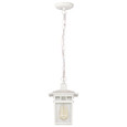 NUVO Lighting NUV-60-4954 Cove Neck - 1 Light - 12 in. - Outdoor Hang with Clear Seed Glass