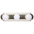 NUVO Lighting 60-300 3 Light, 18in, Vanity, Racetrack Style