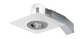 RAB RDLED2AR8-30N-TLS RECESSED DOWNLIGHTS 764 LUMENS RDLED2AR8 2 INCH ADJUSTABLE ROUND 8W 30 DEGREE BEAM SPREAD 80CRI 4000K TRIMLESS MATTE SILVER TRIM RING