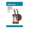 NUVO Lighting NUV-60-3461 1 Light - 10-5/8 in. - Wall Lantern - Piper Lantern with Clear Seed Glass - Color retail packaging
