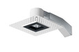 RAB RDLED2S8-20YHC-TLB RECESSED DOWNLIGHTS 548 LUMENS RDLED2S8 2 INCH SQUARE 8W 20 DEGREE BEAM SPREAD 90CRI 3000K TRIMLESS BLACK TRIM RING