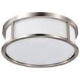 NUVO Lighting NUV-60-2864 Odeon - 3 Light - 17 in. - Flush Dome with Satin White Glass
