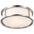 NUVO Lighting NUV-60-2864 Odeon - 3 Light - 17 in. - Flush Dome with Satin White Glass