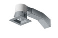 RAB RDLED2S8-WYN-TS RECESSED DOWNLIGHTS 647 LUMENS RDLED2S8 2 INCH SQUARE 8W WALL WASHER BEAM SPREAD 80CRI 3500K 1/2 INCH TRIM MATTE SILVER TRIM RING