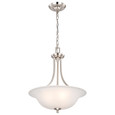 NUVO Lighting 60-4147 Surrey, 3 Light, Pendant Fixture with Frosted Glass