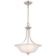 NUVO Lighting 60-4147 Surrey, 3 Light, Pendant Fixture with Frosted Glass