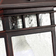 NUVO Lighting 60-4955 Cove Neck, 1-Light, 12in, Outdoor Hang with Clear Seed Glass