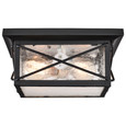 NUVO Lighting 60-5626 Wingate, 2 light, Outdoor Flush Fixture with Clear Seed Glass