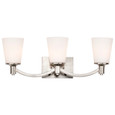 NUVO Lighting 60-5823 Laguna, 3 Light, Vanity with White Glass