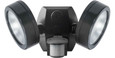 RAB SMSLES2X13 LESLIE SMS BULLET FLOOD 2X13W LED 120V 5000K 80 CRI BRONZE