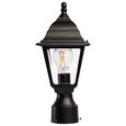 NUVO Lighting NUV-60-548 Briton - 1 Light - 14 in. - Post Lantern with Clear Glass