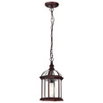 NUVO Lighting 60-4978 Boxwood, 1-Light, 14in, Outdoor Hanging with Clear Beveled Glass