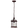 NUVO Lighting 60-4978 Boxwood, 1-Light, 14in, Outdoor Hanging with Clear Beveled Glass