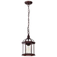 NUVO Lighting 60-4978 Boxwood, 1-Light, 14in, Outdoor Hanging with Clear Beveled Glass