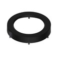 RAB SM-TRIM-7R-BS COLOR TRIM FOR 7" SM ROUND BLACK SMOOTH