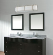 NUVO Lighting 60-2873 Odeon, 3 Light, Wall Sconce with Satin White Glass