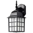 NUVO Lighting 60-4906 Adams, 1-Light, 14in, Outdoor Wall with Frosted Glass
