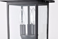NUVO Lighting 60-5933 Jamesport Collection Outdoor 11in Hanging Light, Matte Black with Clear Glass
