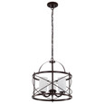 NUVO Lighting 60-5337 Ginger, 3 Light, Pendant with Etched Opal Glass