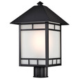 NUVO Lighting NUV-60-5605 Drexel - 1 light - Outdoor Post Fixture with Frosted Seed Glass