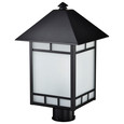 NUVO Lighting NUV-60-5605 Drexel - 1 light - Outdoor Post Fixture with Frosted Seed Glass