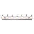 NUVO Lighting NUV-60-290 Ballerina - 7 Light - 48 in. - Vanity with Alabaster Glass Bell Shades