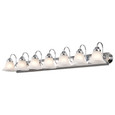 NUVO Lighting NUV-60-290 Ballerina - 7 Light - 48 in. - Vanity with Alabaster Glass Bell Shades