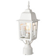 NUVO Lighting NUV-60-4927 Banyan - 1 Light - 17 in. - Outdoor Post with Clear Water Glass