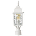 NUVO Lighting NUV-60-4927 Banyan - 1 Light - 17 in. - Outdoor Post with Clear Water Glass