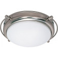 NUVO Lighting NUV-60-608 Polaris - 2 Light - 14 in. - Flush Mount with Satin Frosted Glass Shades