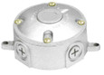RAB VXJ OUTDOOR ACCESSORY WEATHERPROOF ROUND BOX 1/2 INCH BLANK COVER