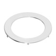 RAB WFRL-TRIM-6R-BNS RECESSED DOWNLIGHTS WFRL TRIM FOR EDGE-LIT WAFER 6 INCHES ROUND BRUSHED NICKEL SMOOTH
