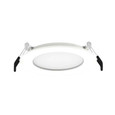 RAB WFRL4R9940120WS RECESSED DOWNLIGHTS 650 LUMENS WAFER EDGE-LIT 4 INCHES ROUND 90CRI 4000K 120V PHASE DIMMING WHITE SMOOTH