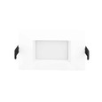 RAB WFRL4S99FA120WS WAFER FA 4" SQUARE 9W 575LM CRI90 5CCT 120V TRIAC SMOOTH WHITE