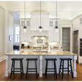 NUVO Lighting 60-6732 Antebellum, 1-Light, Mini Pendant Fixture, Matte Black Finish with Clear Glass